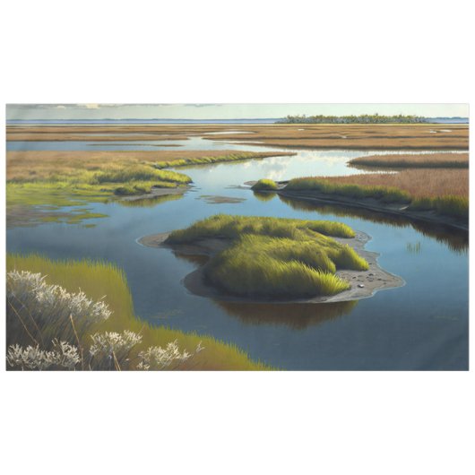 Coastal Tranquility Tafelkleed (Voorkant (Horizontaal))