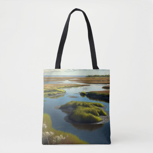 Coastal Tranquility Tote Bag (Voorkant)