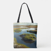 Coastal Tranquility Tote Bag (Achterkant)