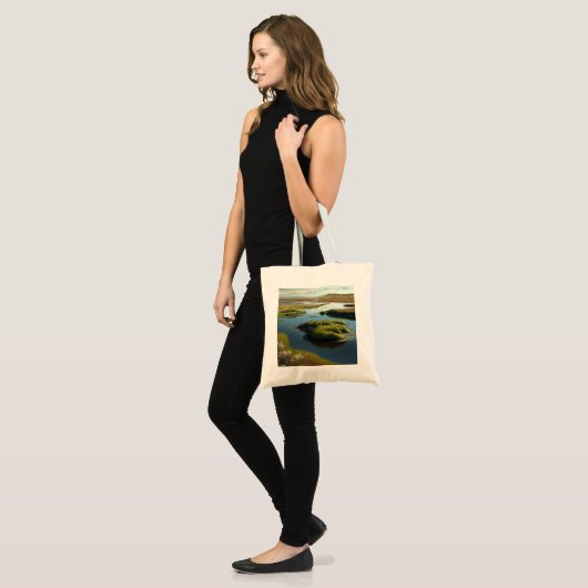 Coastal Tranquility Tote Bag (Voorkant (model))