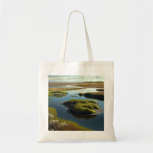 Coastal Tranquility Tote Bag (Voorkant)