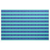 Coastal Turquoise Blue Angelfish Stripe Stof (Yard (91,4 cm))