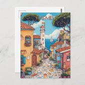 Coastal Village Charm Carmel Californië Briefkaart (Voorkant / Achterkant)