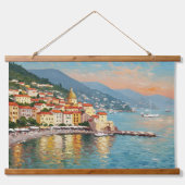Coastal Village Hangend Wandkleed (Voorkant)