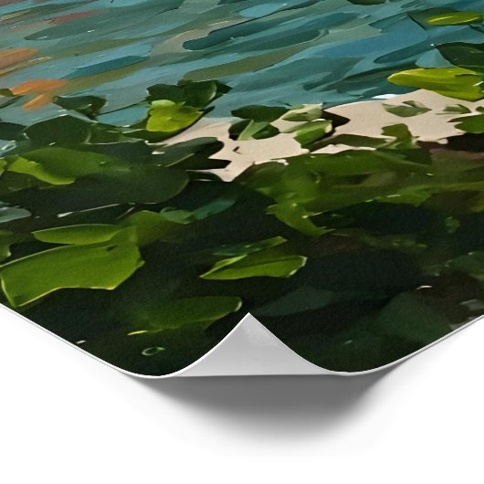 Coastal Village Poster (Hoek)