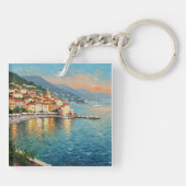 Coastal Village Sleutelhanger (Achterkant)