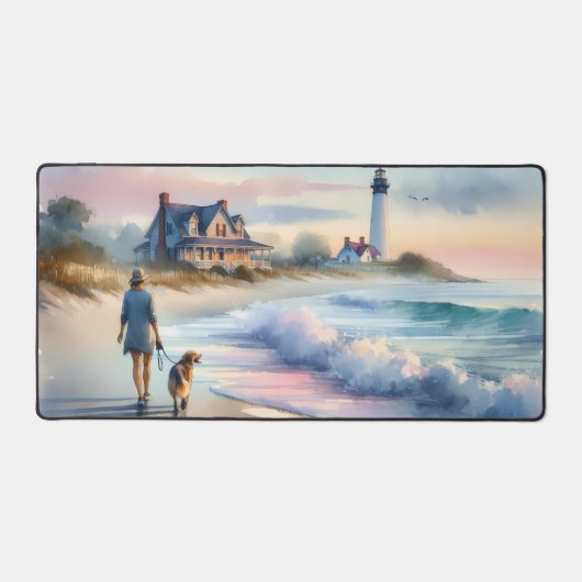 Coastal Walk to Lighthouse at Sunset Bureaumat (Voorkant)