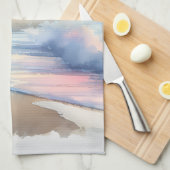 Coastal Walk to Lighthouse at Sunset Theedoek (Quarter Fold)