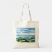 Coastal Watercolor Bag Tote Bag (Achterkant)