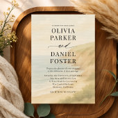 Coastal Watercolor Destination Wedding  Kaart