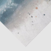 Coastal Watercolor Horse On Beach Decoupage Tissuepapier (Detail)