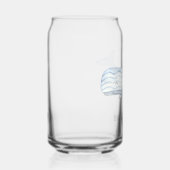 Coastal Waterverf Blue Whale gepersonaliseerd Blikvorm Glas (Rechts)