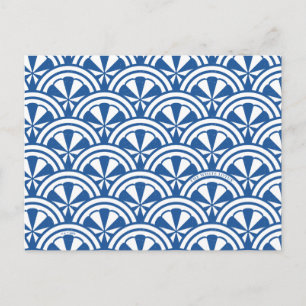 Coastal Waves Pattern - De Witte Lotus Briefkaart