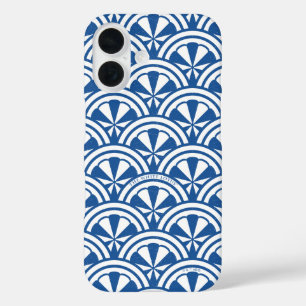 Coastal Waves Pattern - De Witte Lotus iPhone 16 Hoesje