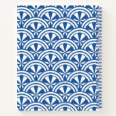 Coastal Waves Pattern - De Witte Lotus Notitieboek (Achterkant)