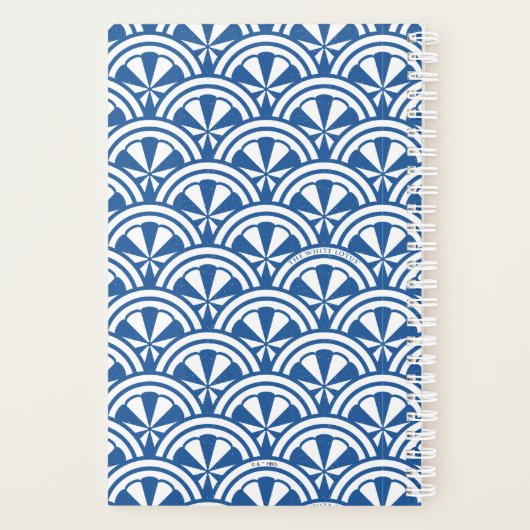 Coastal Waves Pattern - De Witte Lotus Planner (Achterkant)