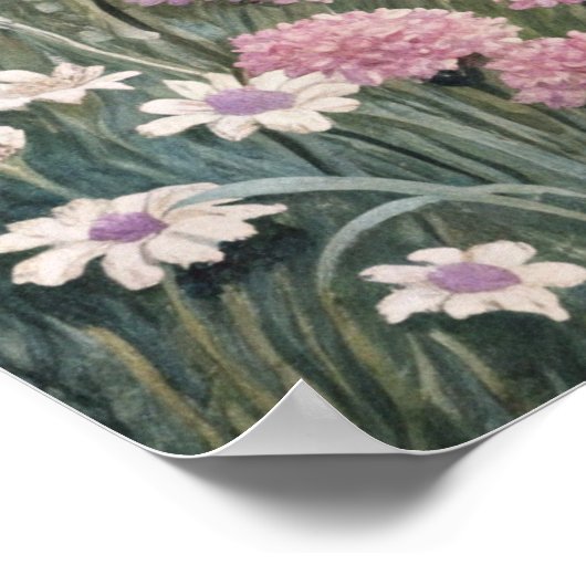 Coastal Wildflower Beach Poster (Hoek)
