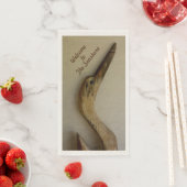 Coastal Wooden Heron Rustic Servet (Insitu)