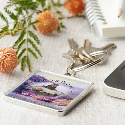 Coastal Yelapa aan Puerto Vist 1620 Sleutelhanger (Zijkant)