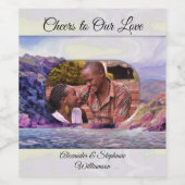 Coastal Yelapa Cheers to Our Love 1620 Wijn Etiket (Enkel label)