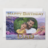 Coastal Yelapa Dad Birthday 1620 Kaart (Voorkant)