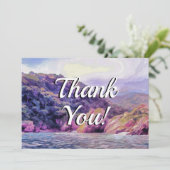Coastal Yelapa Dank u wel 1620 Bedankkaart (Staand voorkant)