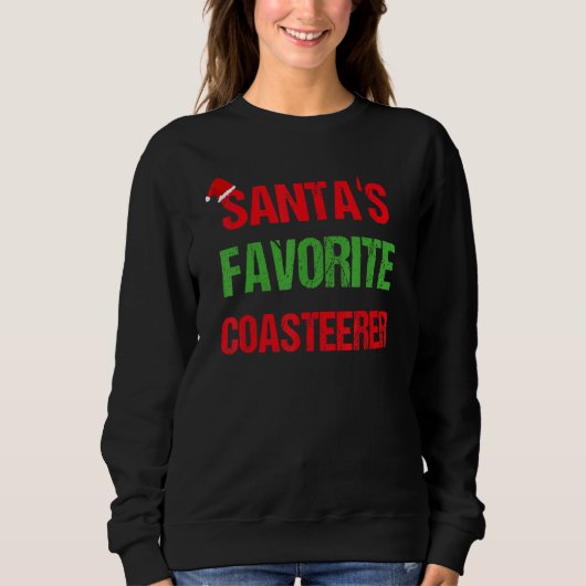Coasteer Funny Pajama Kerstmis Trui (Voorkant)