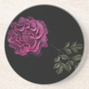 Coaster 4.25", Zandsteen Bovenkant, Kurk Onderkant Onderzetter