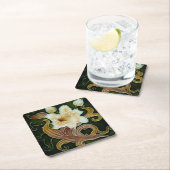 coaster cardboard art nouveau kartonnen onderzetters (Insitu)