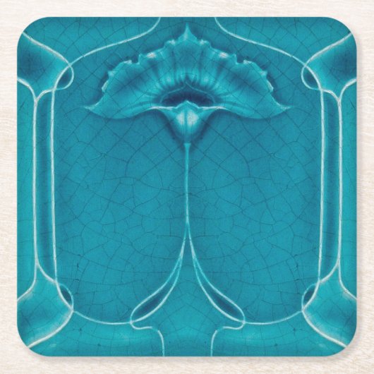 Coaster cardnoard Art nouveau Kartonnen Onderzetters (Voorkant)