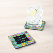 Coaster for Grandmother - "Best Grandma Ever"  Bier Onderzetter (Rechterzijde)