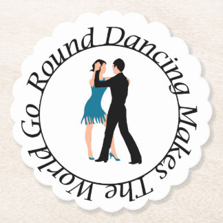 Coaster for the Round Danceer Kartonnen Onderzetters