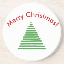 Coaster - Gestileerde boom met gebogen tekst