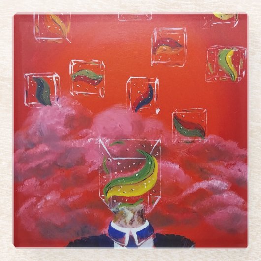 Coaster Glazen Onderzetter (Voorkant)