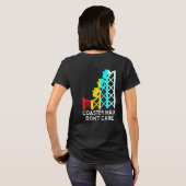 Coaster Haar Koudwatervrees Roller Coaster T-shirt (Achterkant volledig)