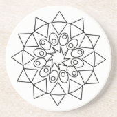 Coaster - Mandala to Color Zandsteen Onderzetter (Voorkant)