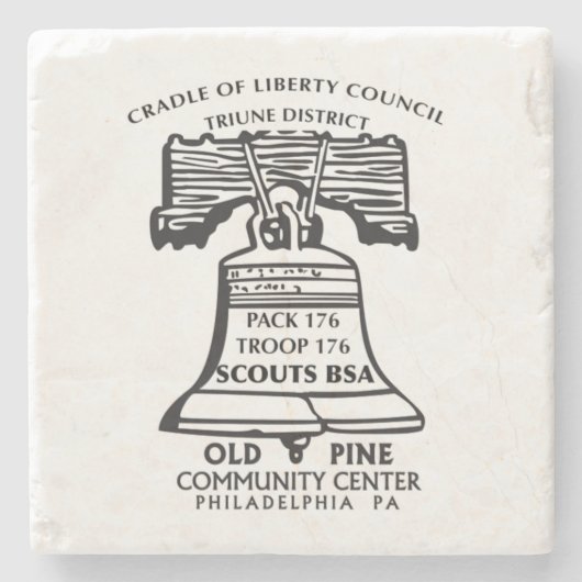 Coaster (Tile) Stenen Onderzetter (Voorkant)