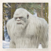 Coasterbigfoot, sasquatch, squatching, booger glazen onderzetter (Voorkant)