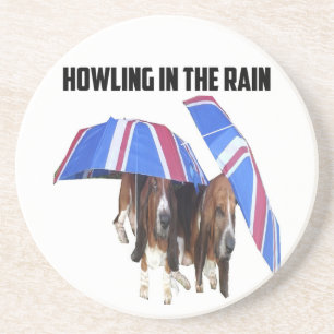 CoasterHowling in de regen Zandsteen Onderzetter