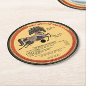 Coasters - George Harrison Ronde Kartonnen Onderzetter (Gebogen)