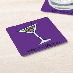 COASTERS - MARTINI ONTWERP KARTONNEN ONDERZETTERS