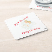 Coasters Merry Christmas . Kartonnen Onderzetters (Gebogen)