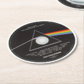 Coasters - Pink Floyd Dark Side Ronde Kartonnen Onderzetter (Gebogen)