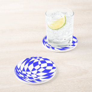 Coasters (zandsteen) - 3D schaakbord Bal Zandsteen Onderzetter