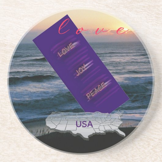 Coasters Zandsteen Onderzetter (Voorkant)