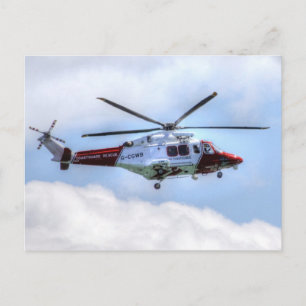 Coastguard Helicopter Briefkaart