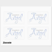 Coastie's Angel Rechthoekige Sticker (Vel)