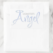 Coastie's Angel Rechthoekige Sticker (Tas)