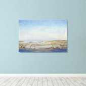 Coastline Gozo Canvas Afdruk (Insitu (Houten vloer))