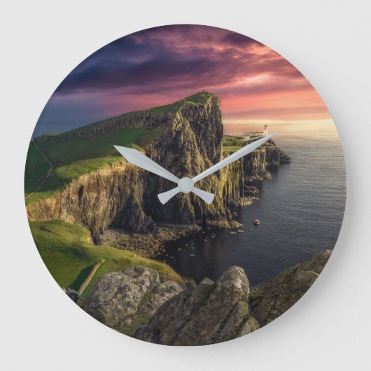 Coastline | Isle of Skye, Scotland Grote Klok (Voorkant)